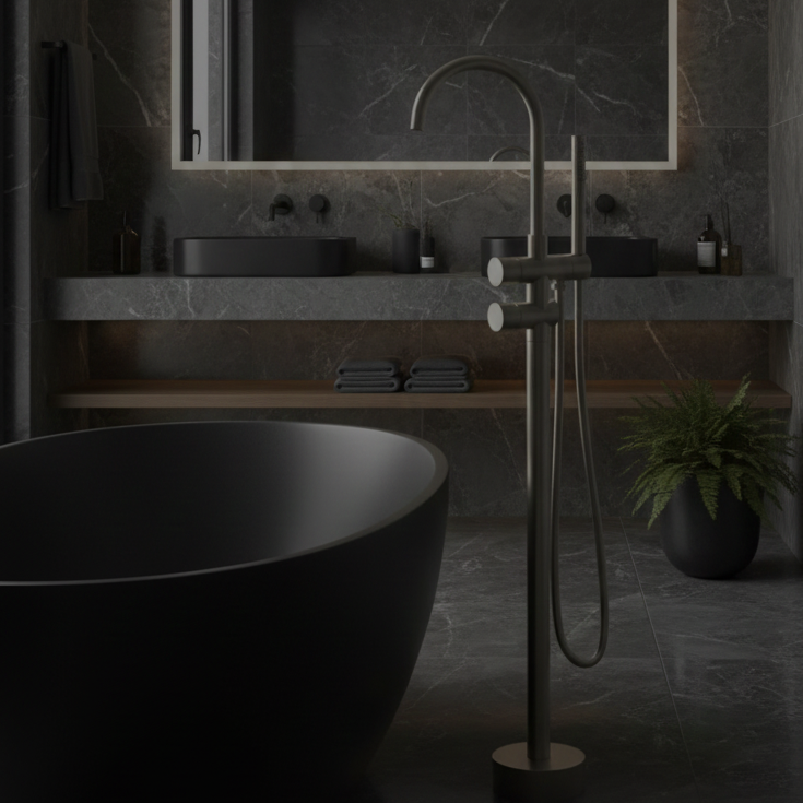 YC-SH81201-2B – Free Standing Bathtub Faucet