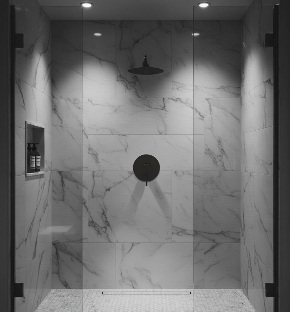 YC-8062 – Premium Shower System Minimalist Wall-Mount Shower Set