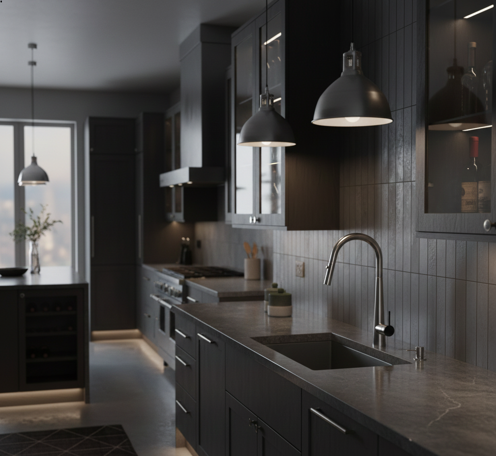ISABELLA SERIES - KITCHEN FAUCET, A SCULPTED PULL DOWN DESIGN WITH CLEAN, EFFORTLESS ELEGANCE.