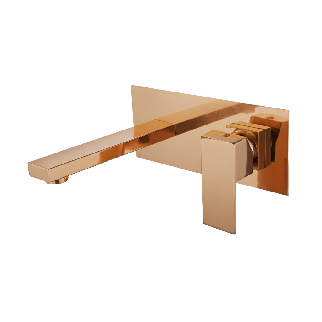 FRANCESCA SERIES – WALL MOUNT BATHROOM MIXER, BOLD ARCHITECTURAL DESIGN SUITED FOR BASIN AND TUB