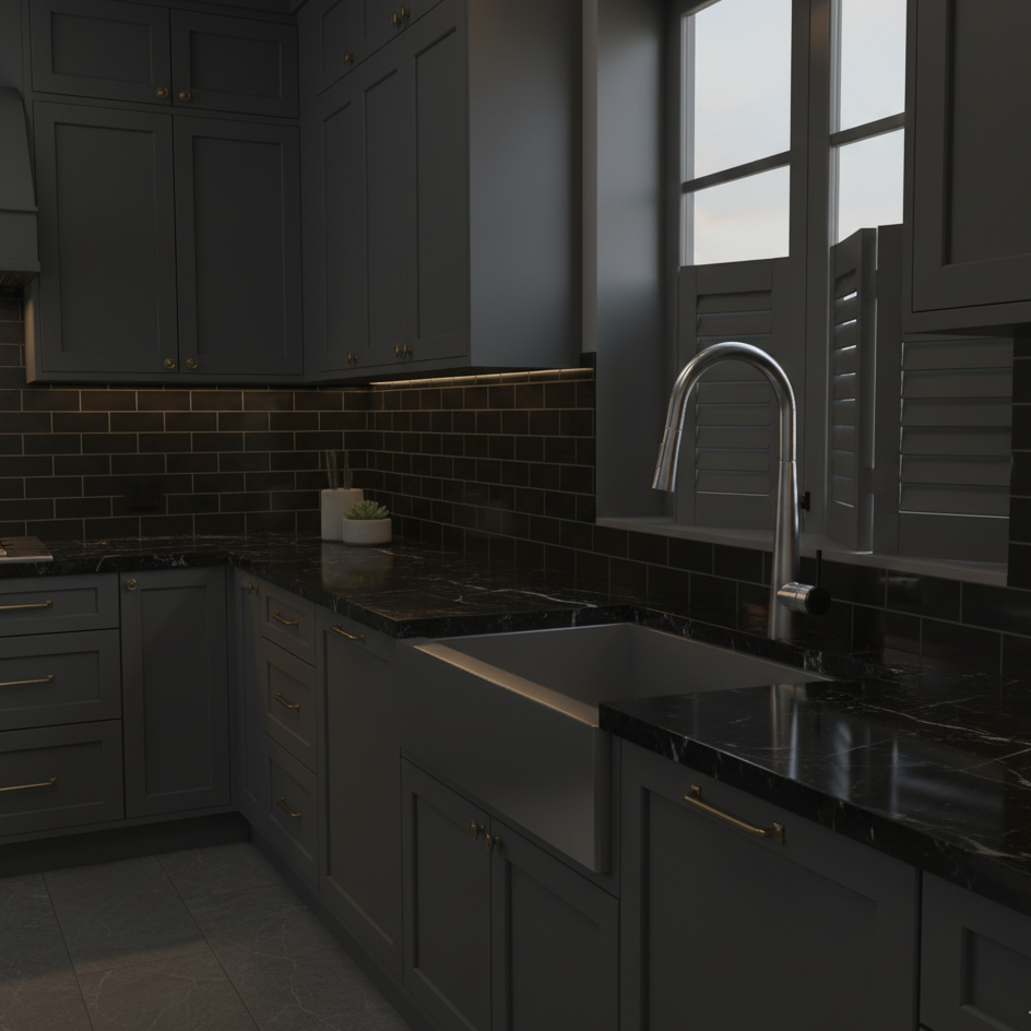 YC-GH8240 – Premium Kitchen Faucet, Modern Square Design