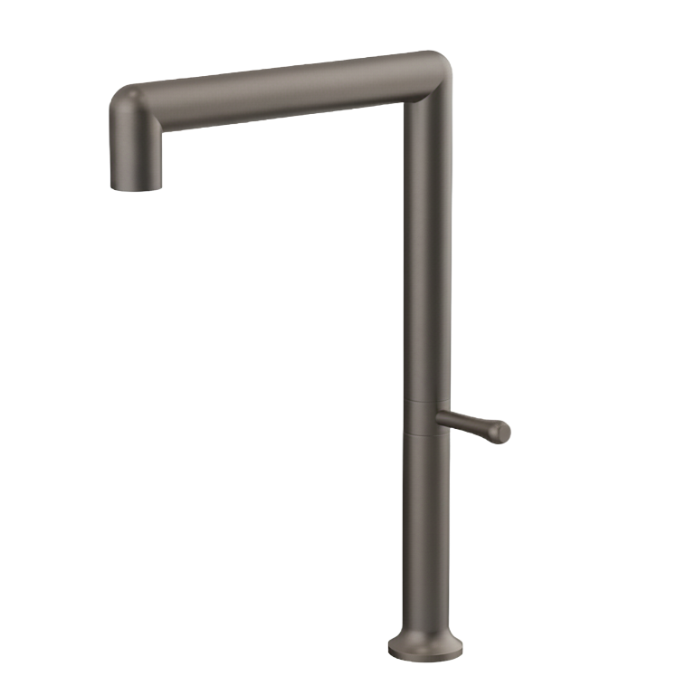 CAMILLA SERIES – KITCHEN FAUCET, A LINEAR FIXED SPOUT WITH A STRONG ARCHITECTURAL STANCE.
