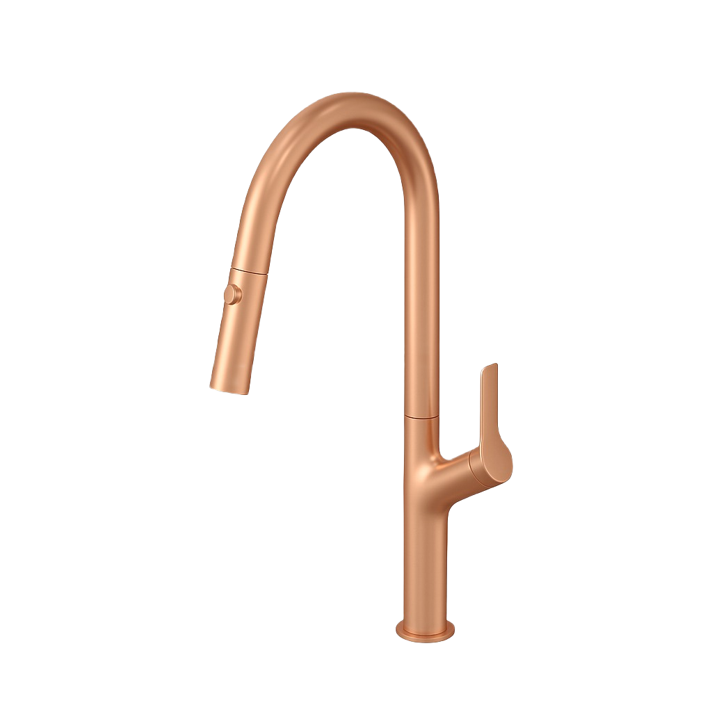 CAMILLA SERIES – KITCHEN FAUCET, A FLUID PULL DOWN DESIGNED FOR EFFORTLESS USE.