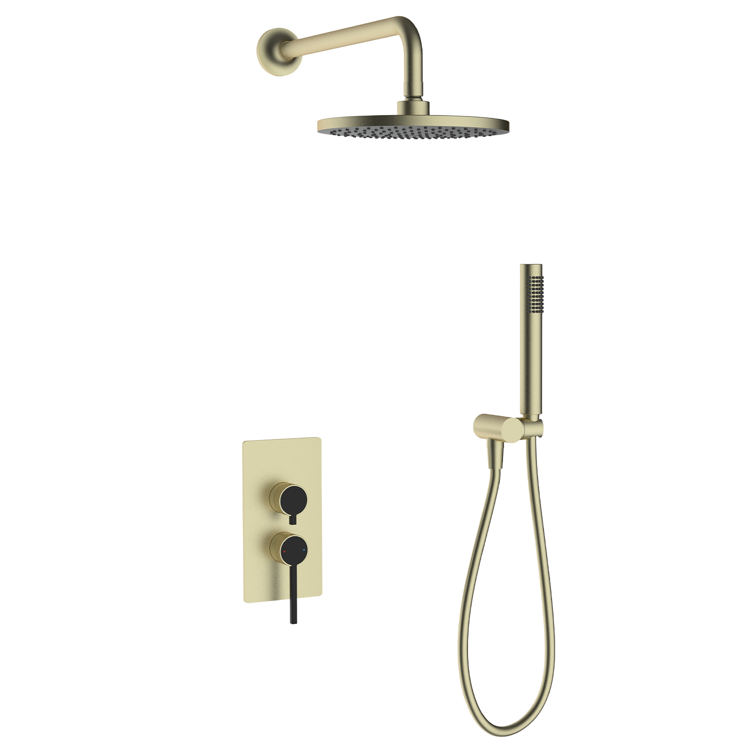VALENTINA SERIES – SHOWER HEAD AND HAND SPRAYER SET, CLEAN DUAL FUNCTION DESIGN FOR EASY FLOW