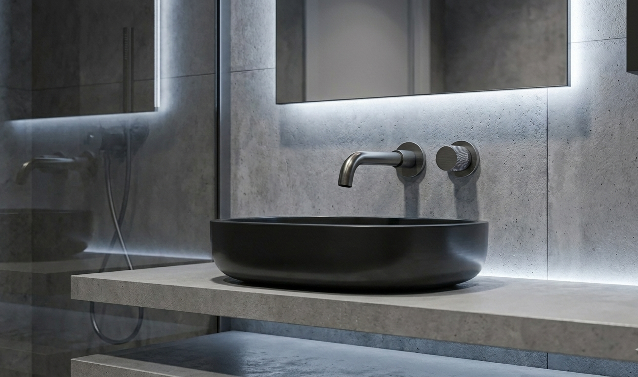 YC-SH811014-2 – Minimalist Wall-Mount Bathroom Faucet