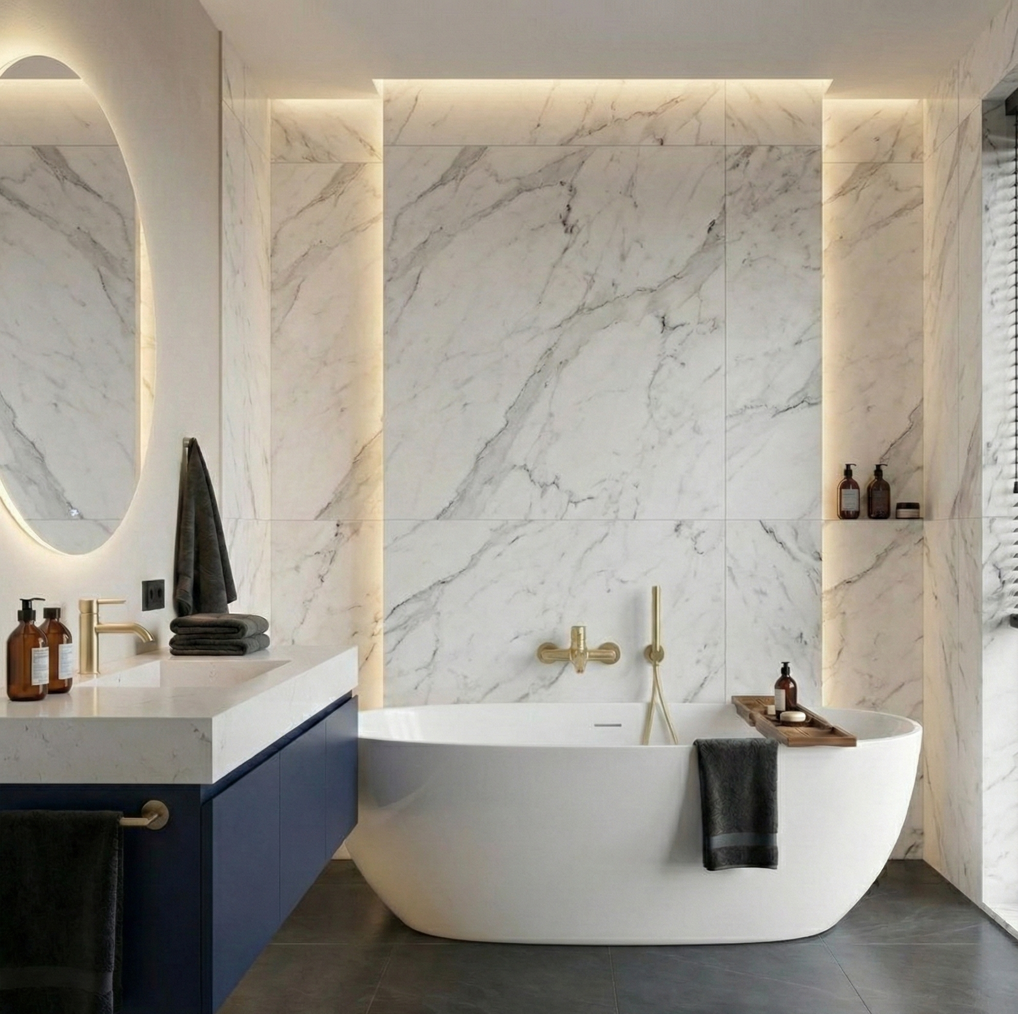 YC-8033 Wall-Mount Bath Faucet – Single Handle Tub Mixer