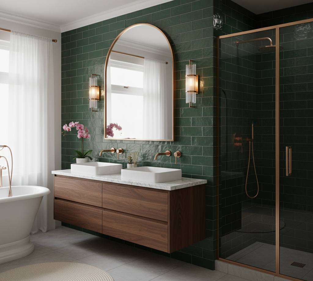 YC-811014 – Premium Vanity Faucet, Modern Wall-Mounted