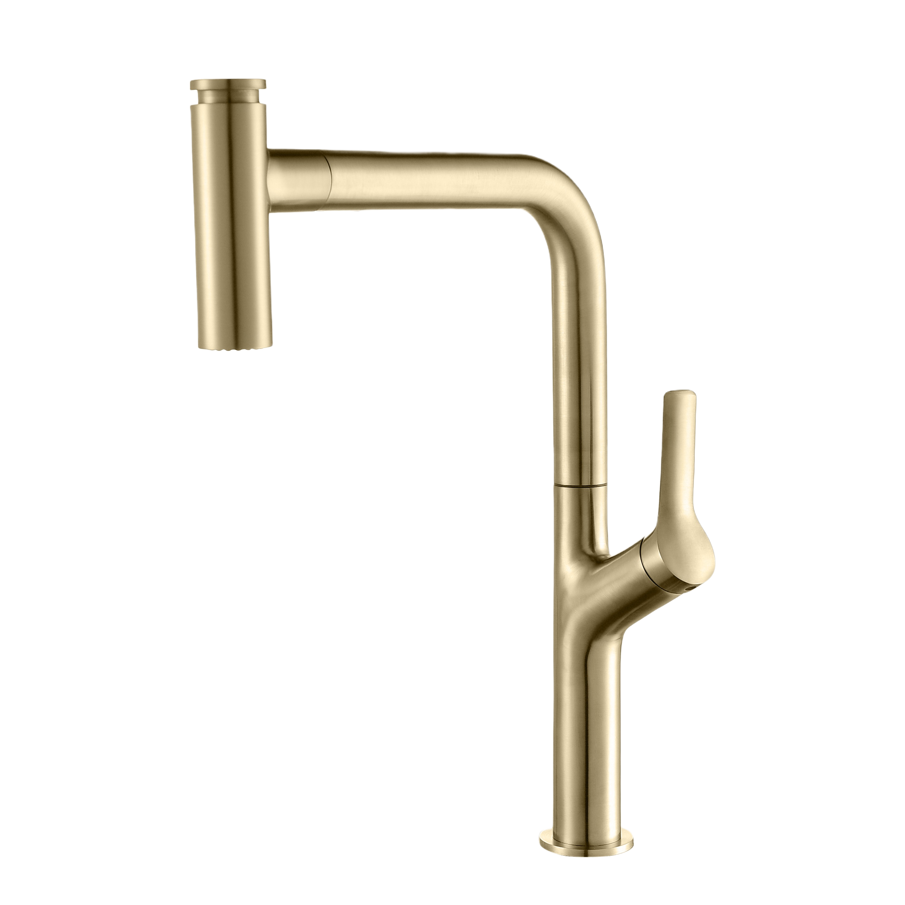 LUNA SERIES – KITCHEN FAUCET, A SCULPTURAL PULL DOWN DESIGN WITH A BOLD, CONTEMPORARY STANCE.