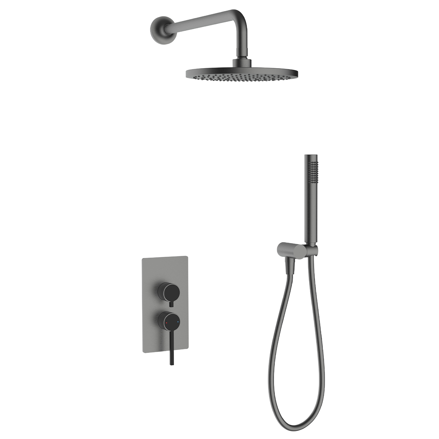 VALENTINA SERIES – SHOWER HEAD AND HAND SPRAYER SET, CLEAN DUAL FUNCTION DESIGN FOR EASY FLOW