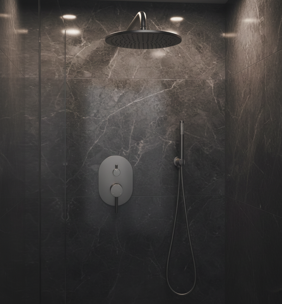 YC-8067B Wall-Mounted Rain Shower Combo - Luxury, Safety, and Performance