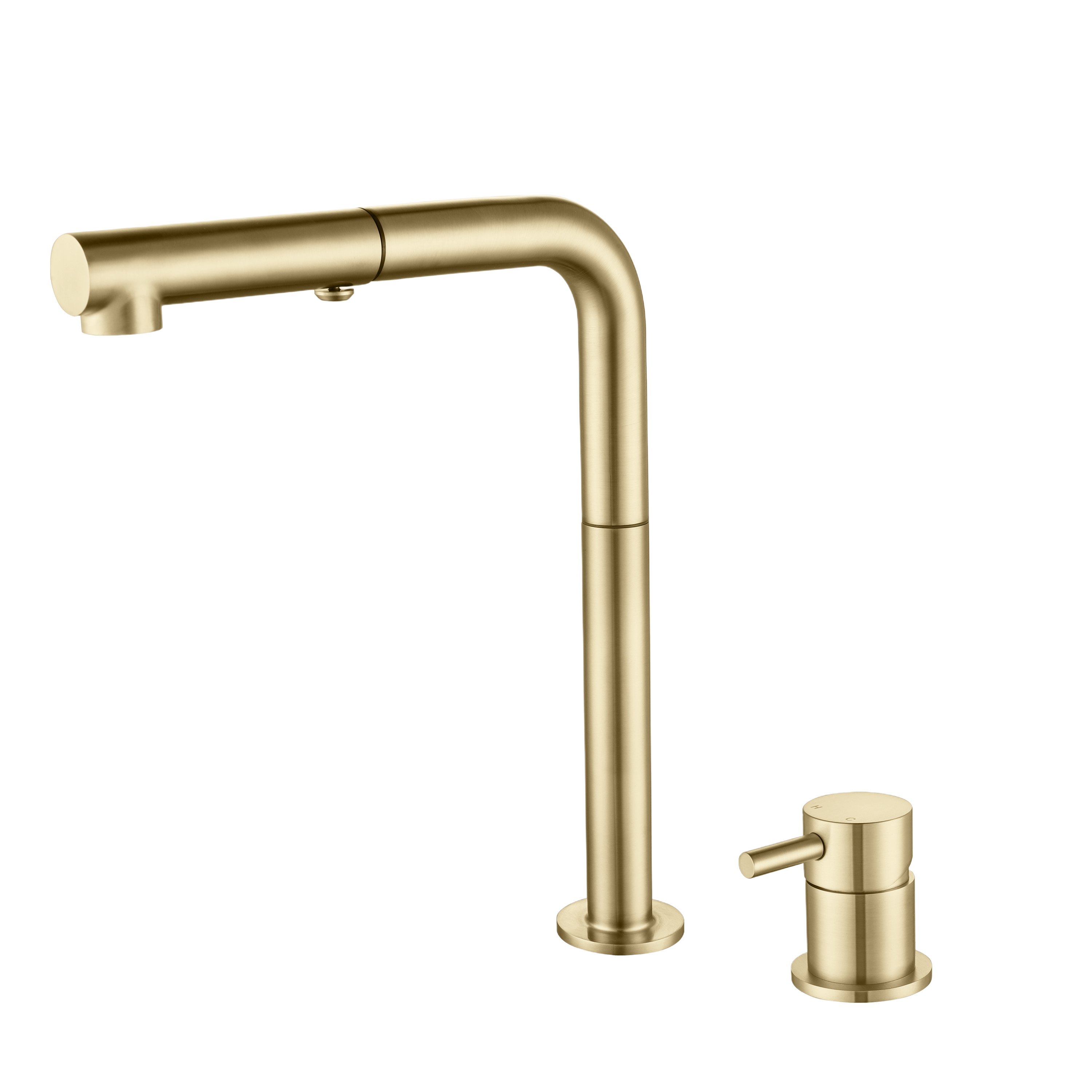 CAMILLA SERIES – KITCHEN FAUCET, A PULL DOWN DESIGN WITH A SEPARATE VALVE FOR A CLEAN LOOK.