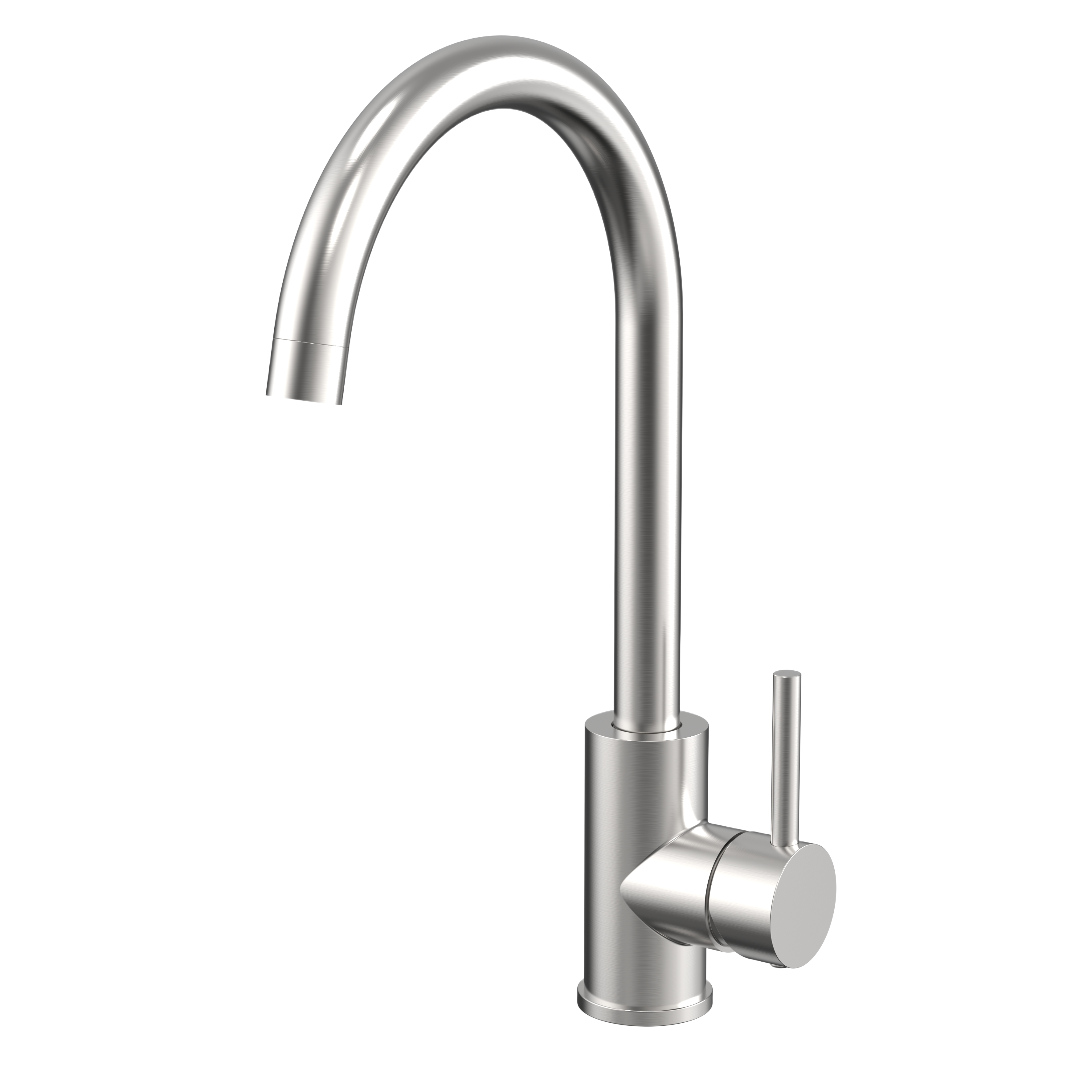 CAMILLA SERIES – KITCHEN FAUCET WITH ARCHED SPOUT, SMOOTH CONTOURS AND REFINED MODERN SIMPLICITY.
