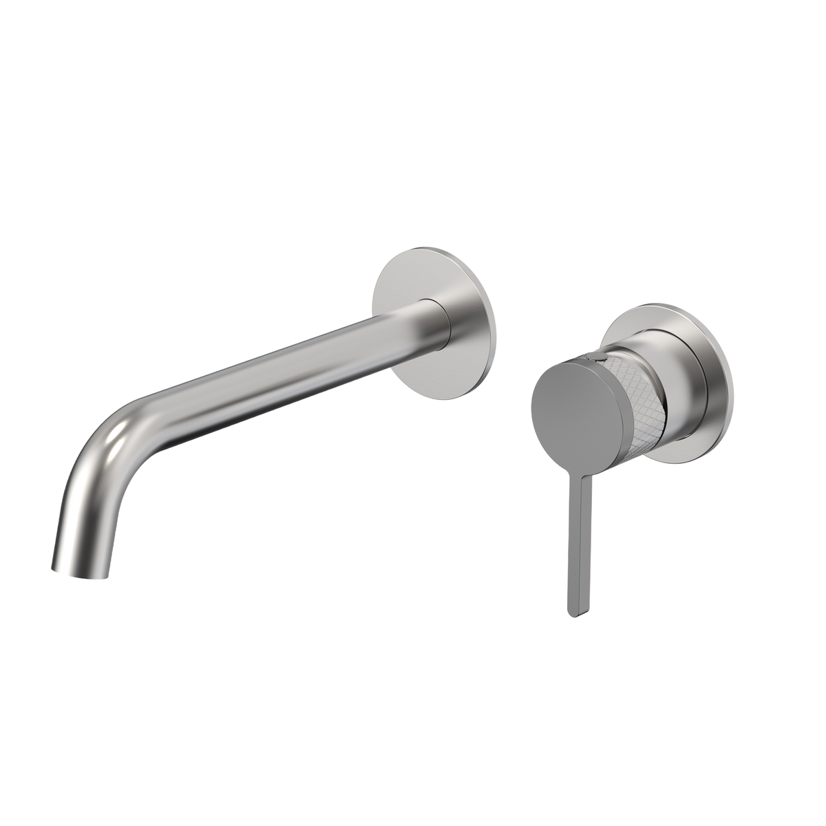 CATERINA SERIES – WALL MOUNT BATHROOM MIXER, VERSATILE DESIGN TRANSITIONING FROM BASIN TO TUB