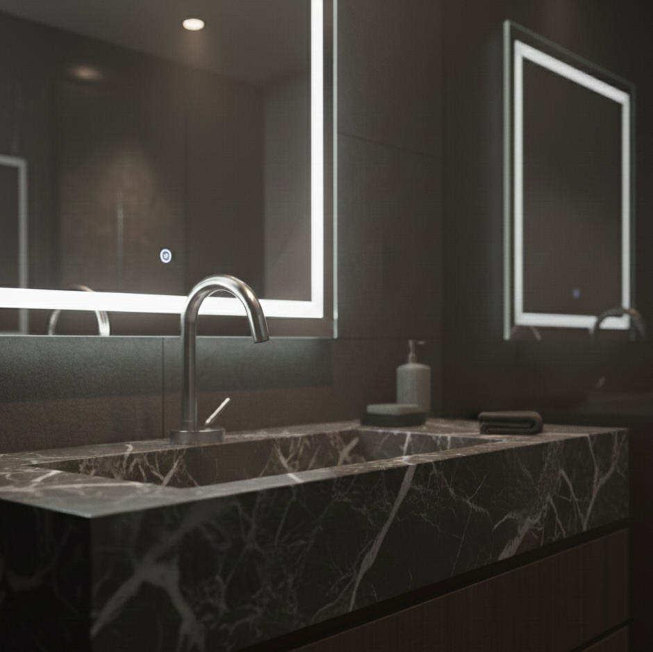 YC-80740 Elegant Vanity Faucet – Streamlined High-Arc Spout with Easy Control Handle