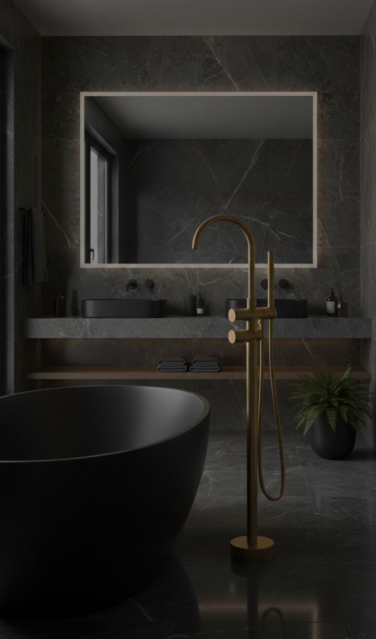 YC-SH81201-2B – Free Standing Bathtub Faucet