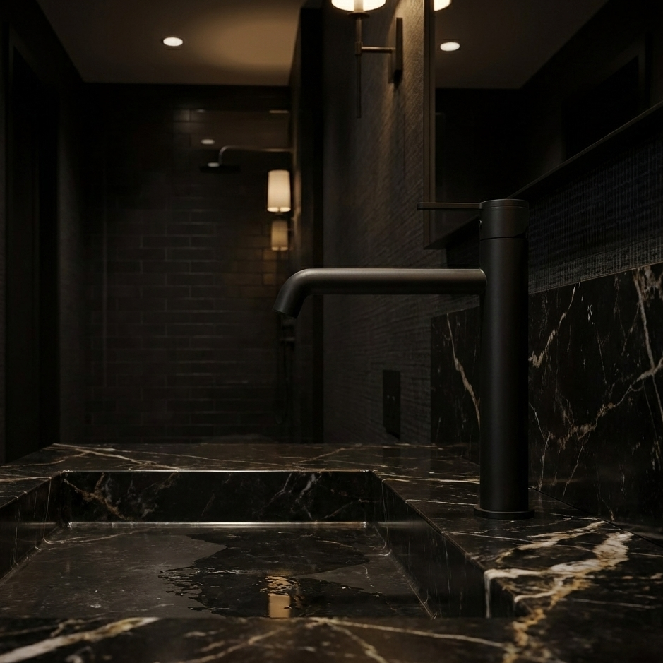 ISABELLA SERIES – TALL BATHROOM FAUCET, A SLENDER VERTICAL DESIGN WITH QUIET SOPHISTICATION.