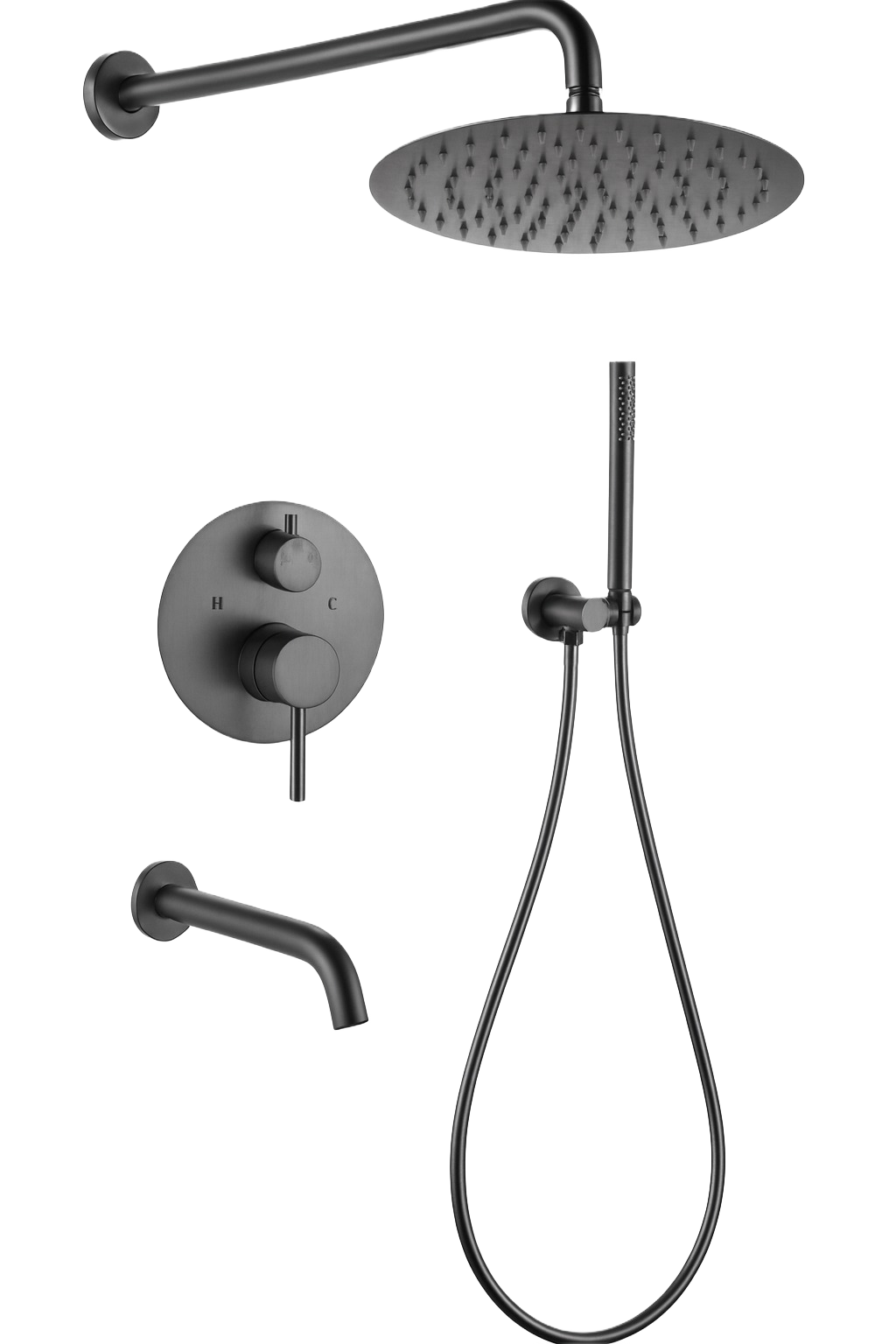 YC-8066-1 Premium Shower System – Dual Function