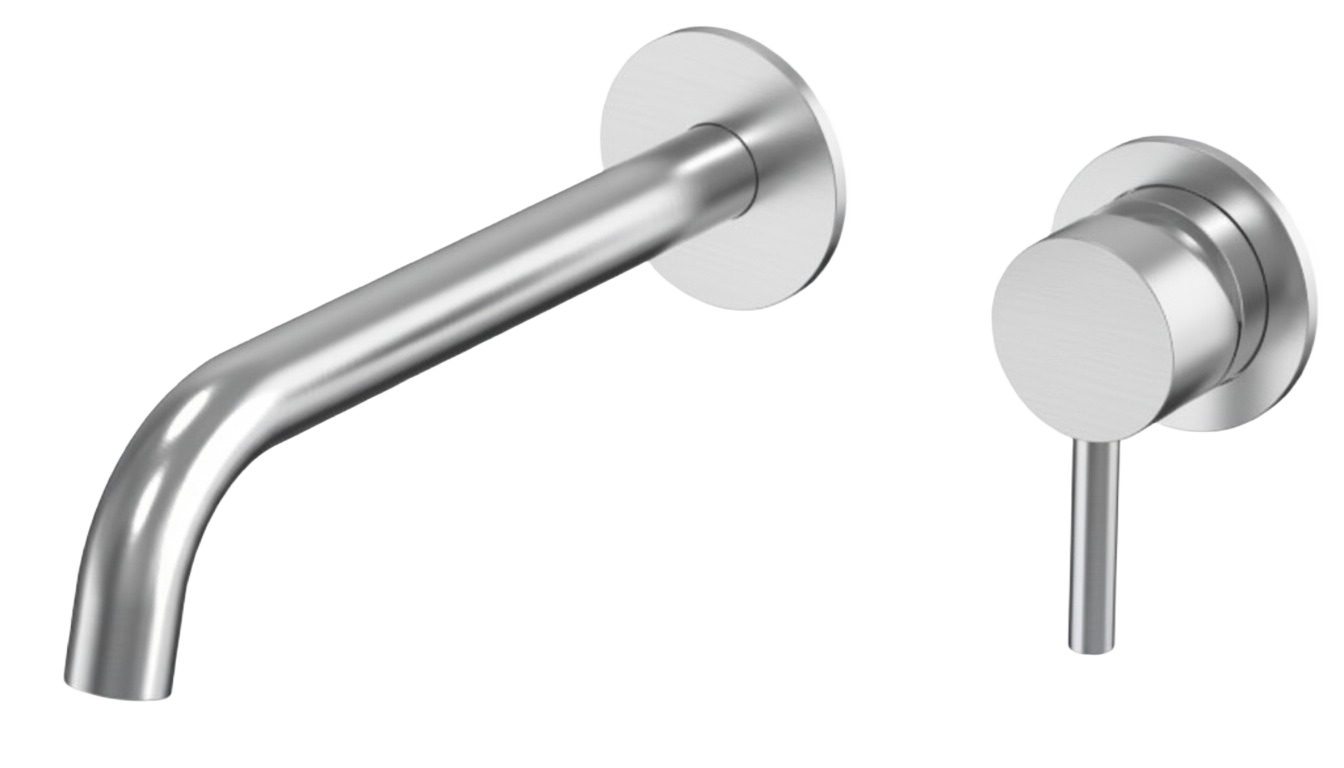 YC-811018 Luxury Bathroom Faucet – Minimalist Wall-Mount Vanity Tap with Single Handle