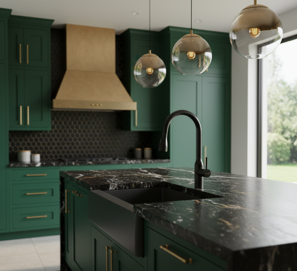 CAMILLA SERIES – PULL DOWN KITCHEN FAUCET WITH INTEGRATED SPRAYER, DELIVERING PERFORMANCE AND MODERN APPEAL