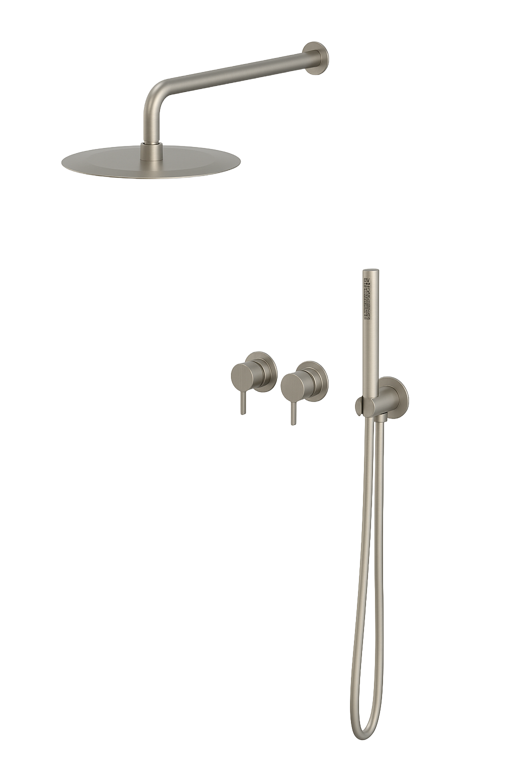 ISABELLA SERIES – CONCEALED SHOWER SET WITH HAND SPRAYER, CLEAN LINES AND MODERN ELEGANCE.