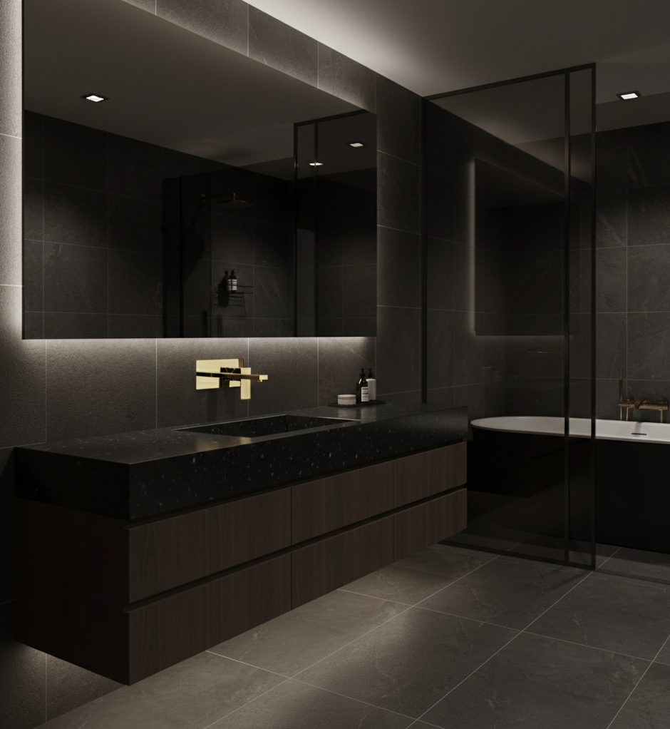 YC-811017 Luxury Bathroom Faucet – Minimalist Wall-Mount Vanity Tap with Single Handle