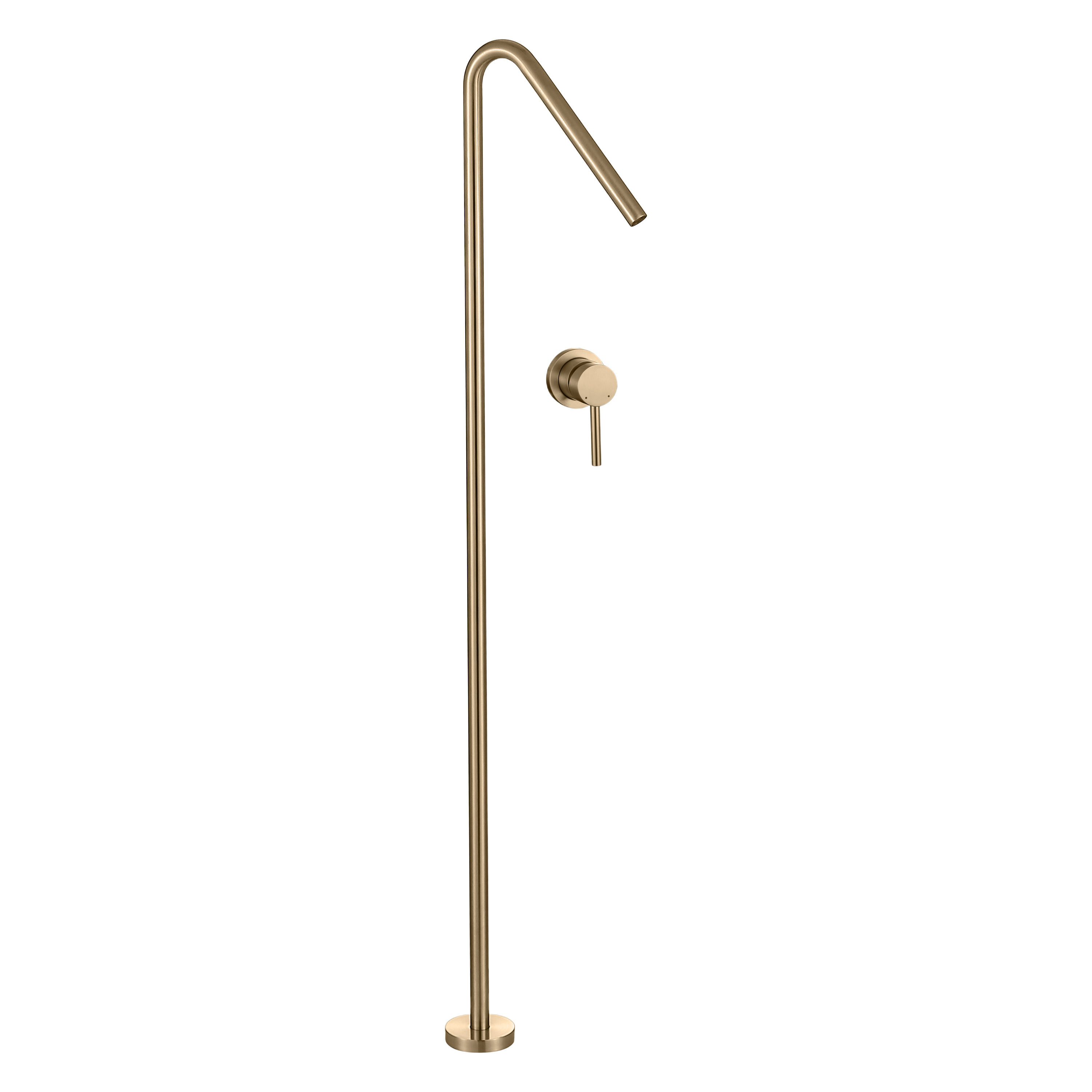 GIADA SERIES – FREESTANDING TUB FILLER WITH SLIM SCULPTURAL PROFILE, DESIGNED TO CREATE A STRIKING FOCAL POINT BESIDE THE BATH