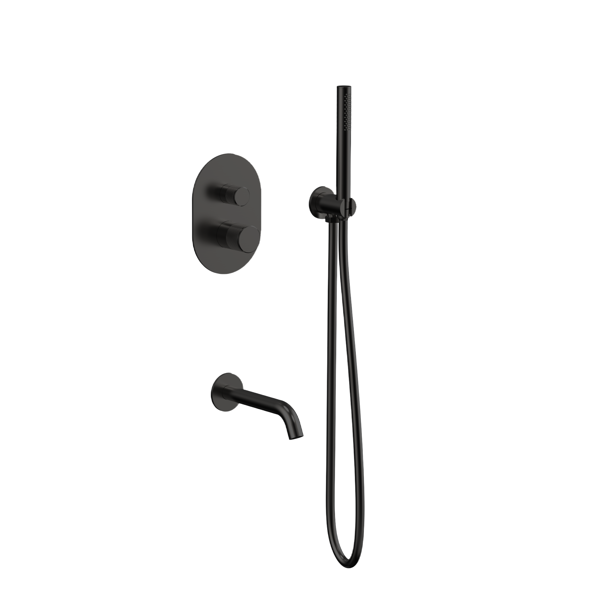 YC-SH8095-1-2 Premium Tub and Shower System – Wall-Mount Bathtub Spout with Hand Shower