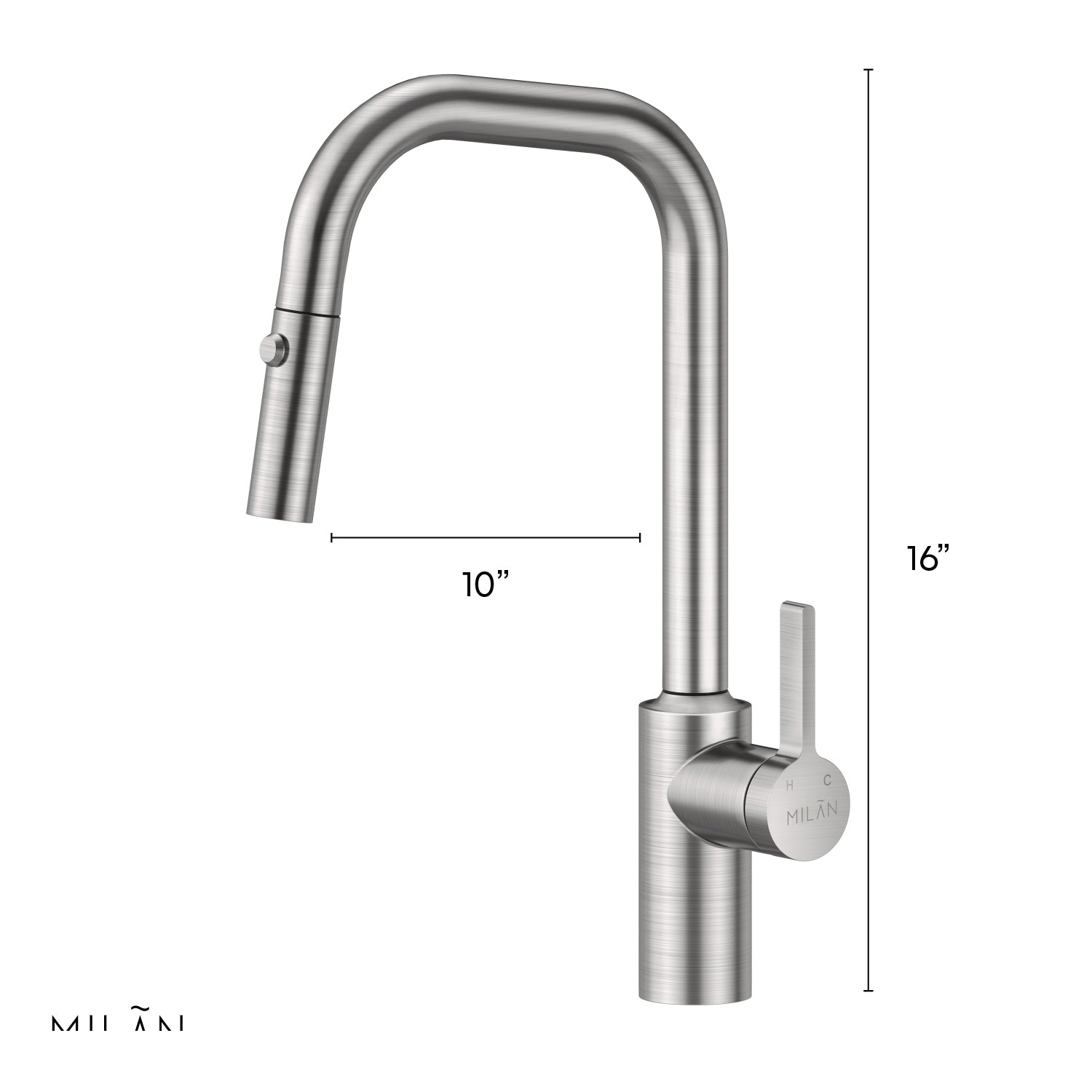 Camilla Brush Kitchen Faucet - Modern Elegance, Lasting Reliability