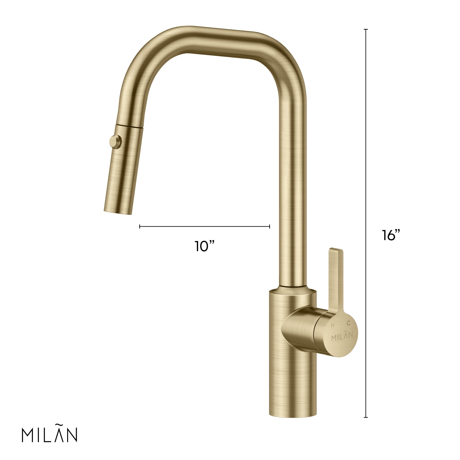 Camilla Brush Kitchen Faucet - Modern Elegance, Lasting Reliability
