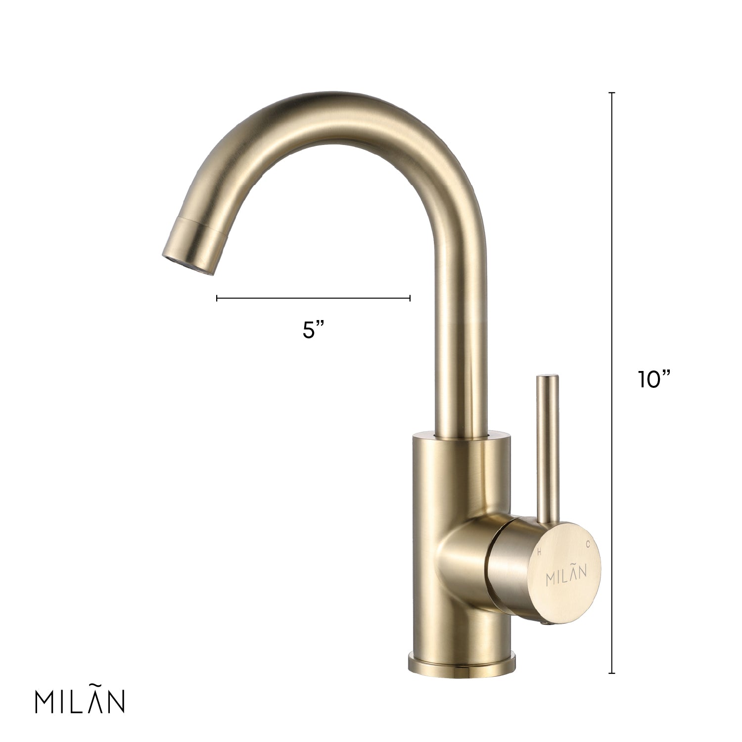 Lucia Modern Bathroom Faucet - Sleek, Safe, and Built to Last