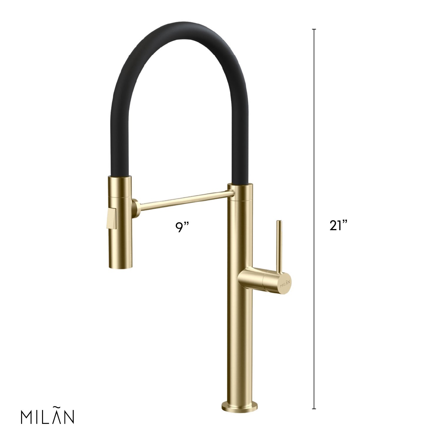 Bianca Brush Kitchen Faucet - Sleek Style, Everyday Performance