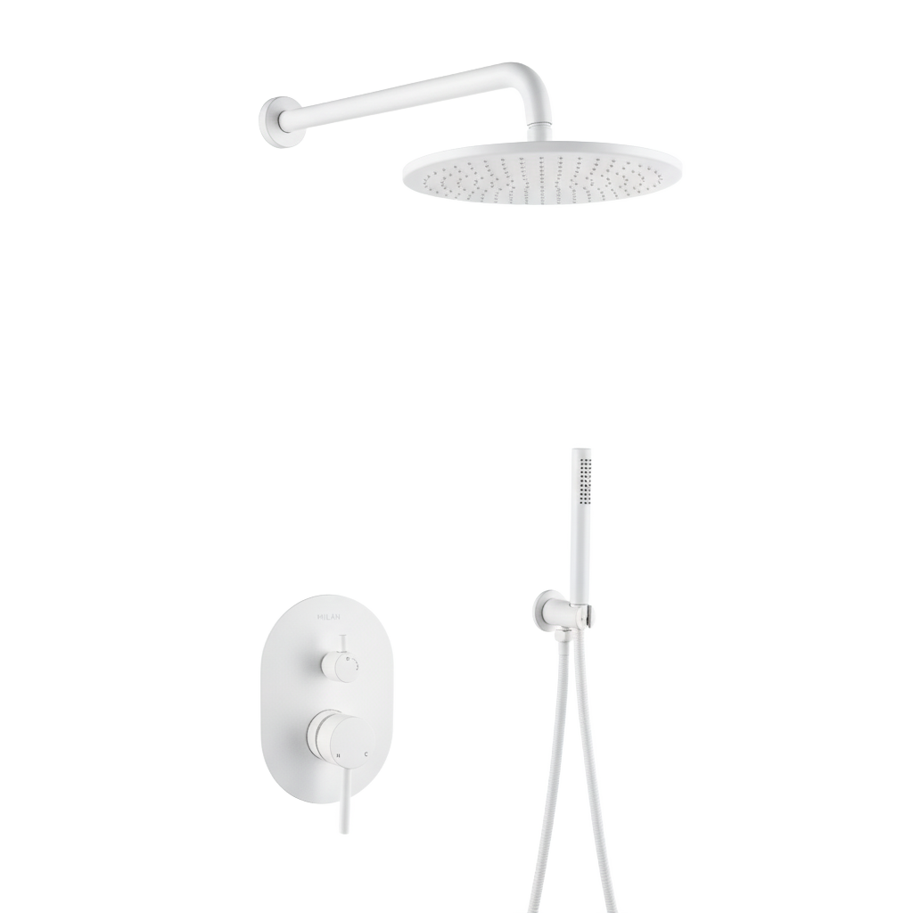 GIADA SERIES – SHOWER HEAD AND HAND SPRAYER SET, A BALANCED DESIGN FOR EFFORTLESS CONTROL.