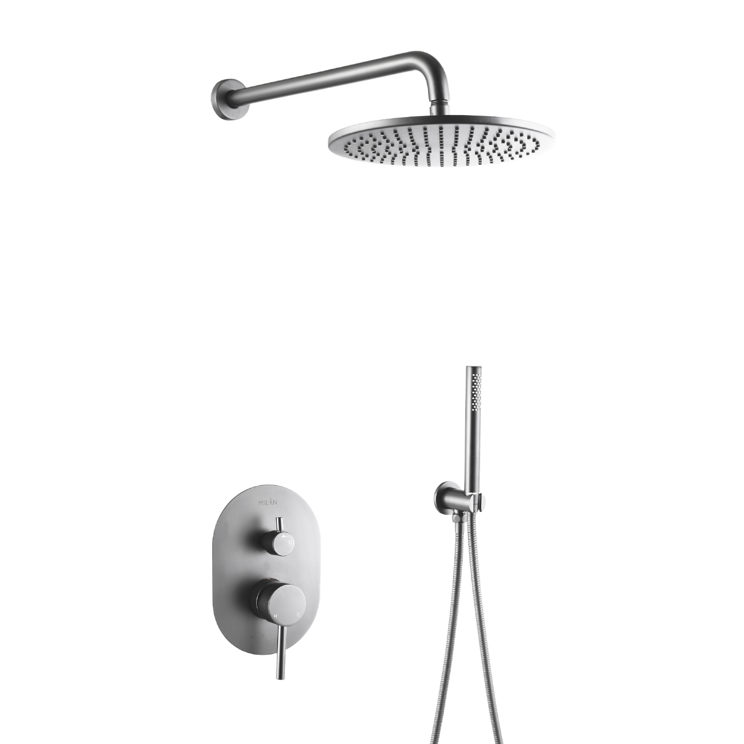 YC-8067B Wall-Mounted Rain Shower Combo - Luxury, Safety, and Performance