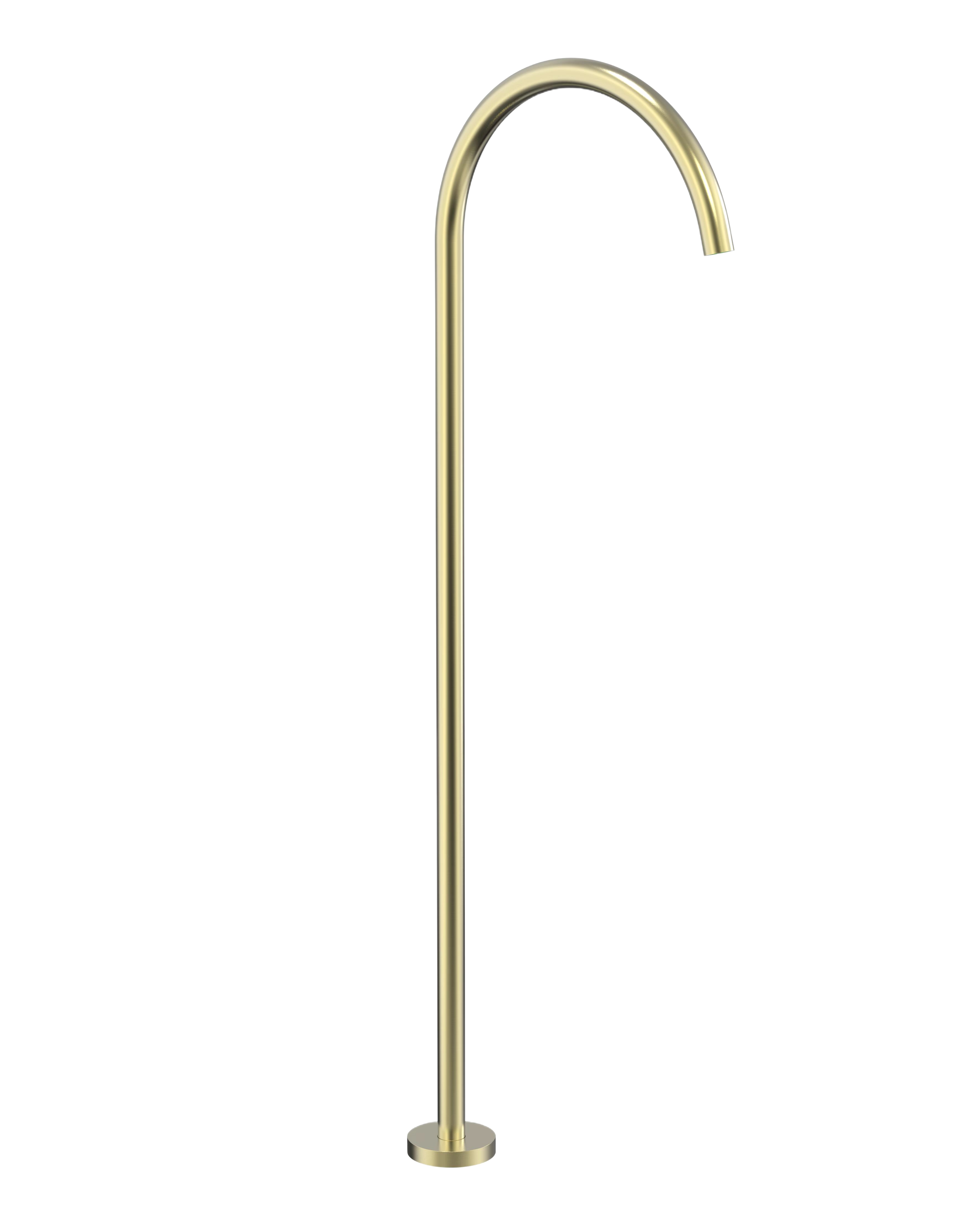 GIULIA SERIES – freestanding tub filler, a slender vertical form designed for a calm, uninterrupted bath experience.