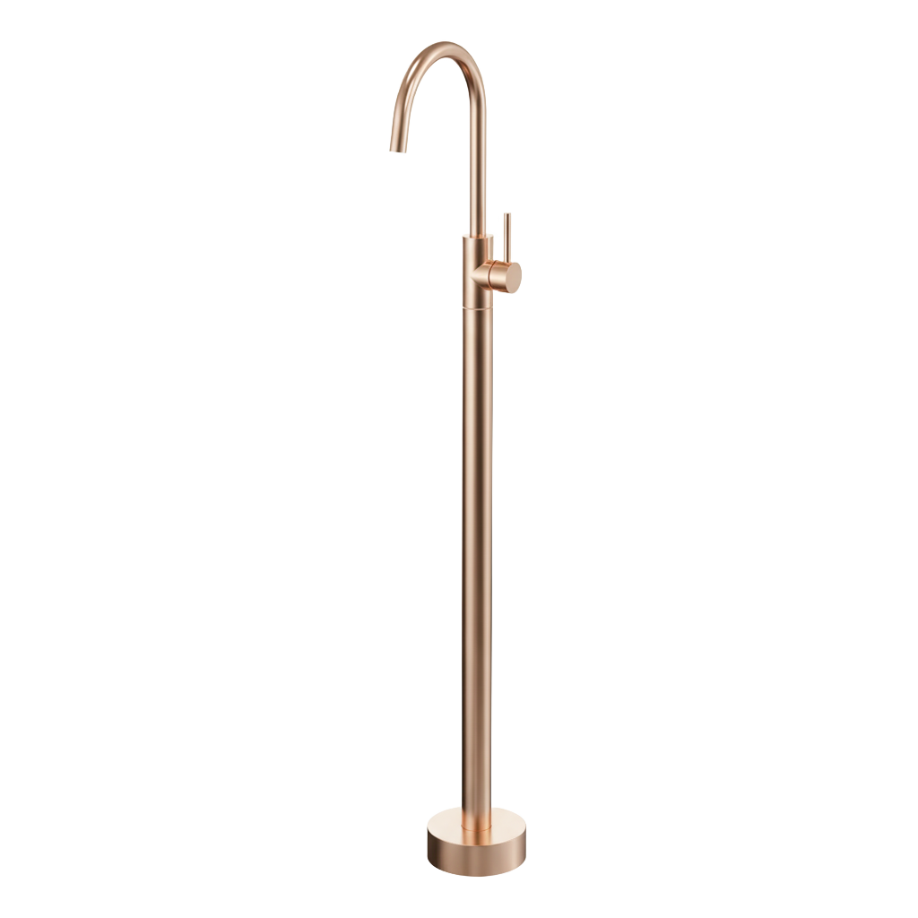 GIADA SERIES – FREESTANDING TUB FILLER WITH ELEGANT CURVED SPOUT AND MINIMALIST MODERN FORM