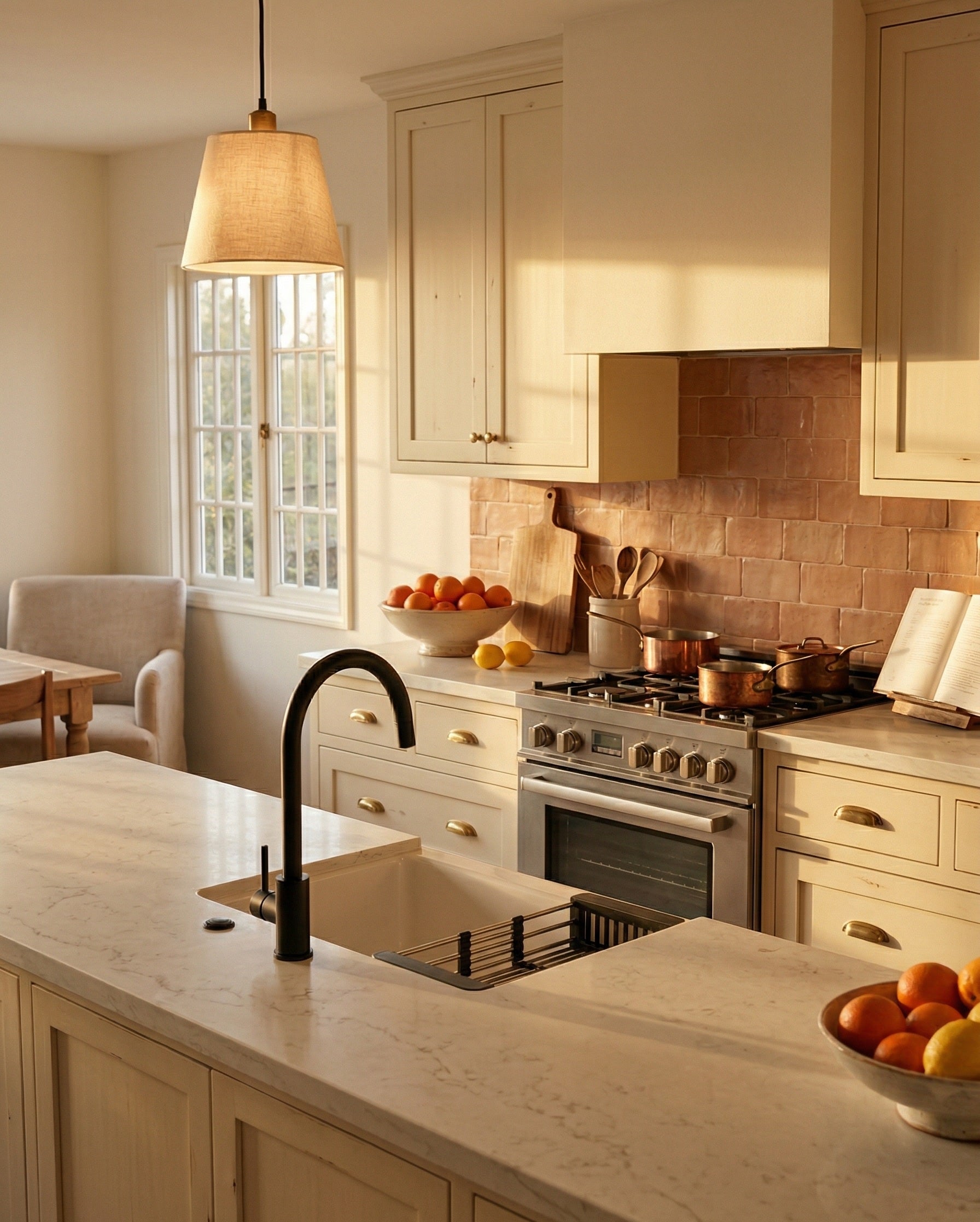 CAMILLA SERIES – KITCHEN FAUCET WITH ARCHED SPOUT, SMOOTH CONTOURS AND REFINED MODERN SIMPLICITY.