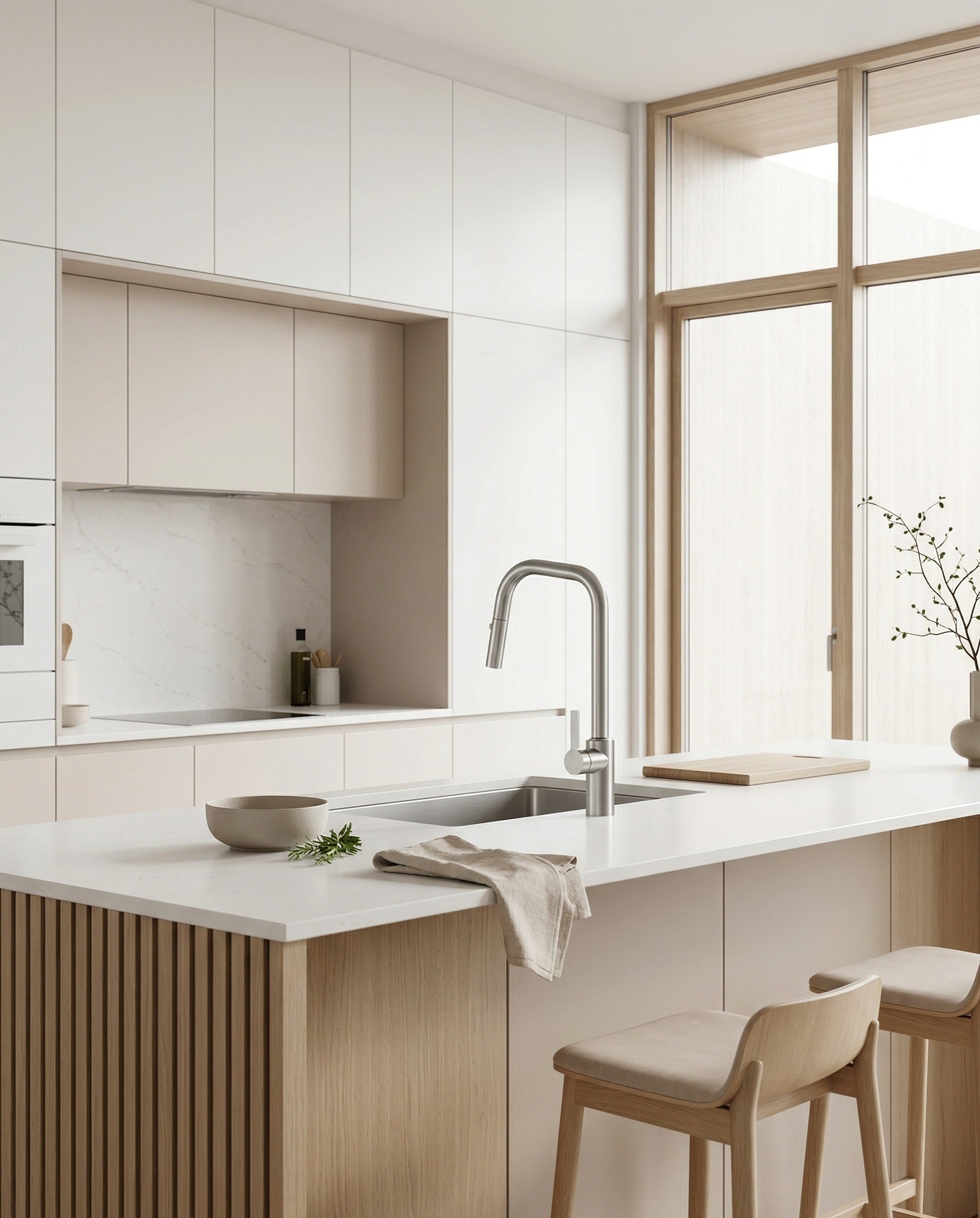CAMILLA SERIES – KITCHEN FAUCET, A PULL OUT DESIGN DEFINED BY CONTROL AND BALANCE.