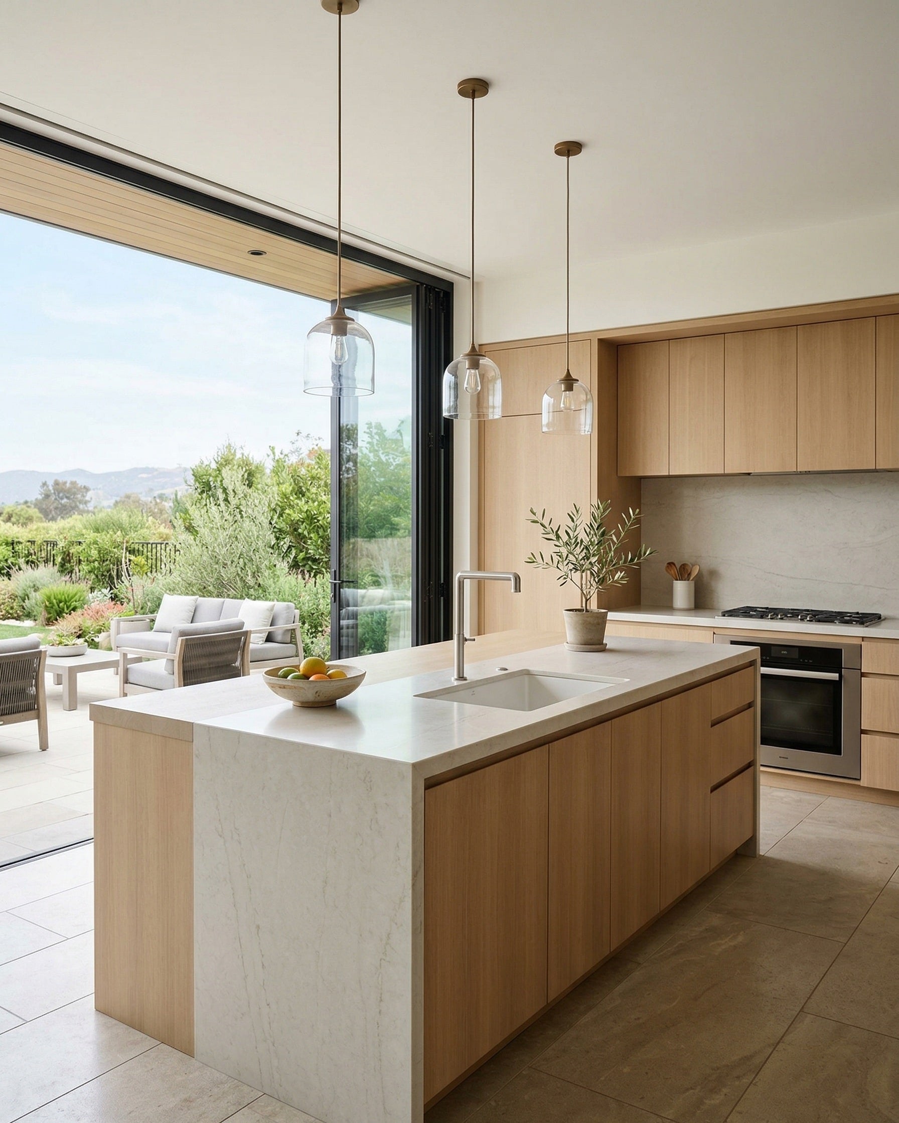 CAMILLA SERIES – KITCHEN FAUCET, A LINEAR FIXED SPOUT WITH A STRONG ARCHITECTURAL STANCE.
