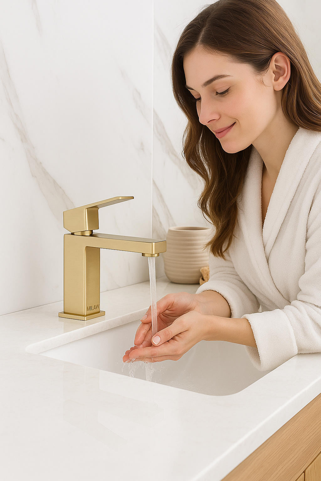 Sabine Modern Bathroom Faucet – Sleek Design, Lasting Performance