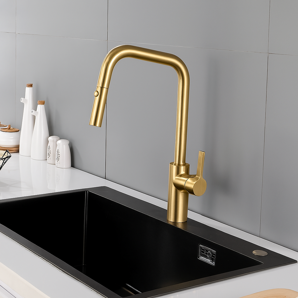 Camilla Brush Kitchen Faucet - Modern Elegance, Lasting Reliability