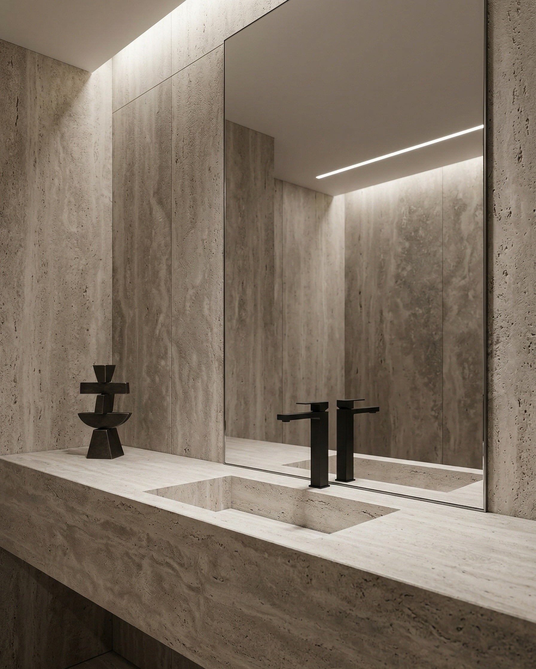 FRANCESCA SERIES – TALL BATHROOM FAUCET WITH BOLD SQUARE LINES AND A CLEAN MODERN SILHOUETTE