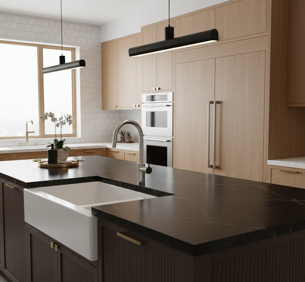 YC-GH8242 – Modern Square Kitchen Faucet