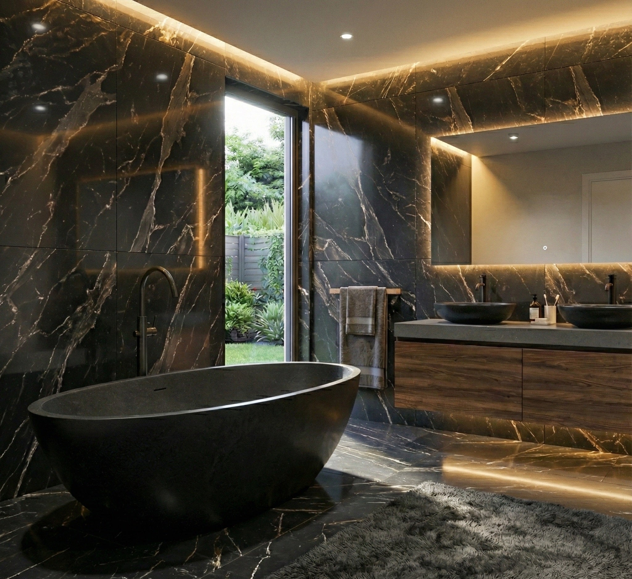 GIADA SERIES – FREESTANDING TUB FILLER WITH ELEGANT CURVED SPOUT AND MINIMALIST MODERN FORM
