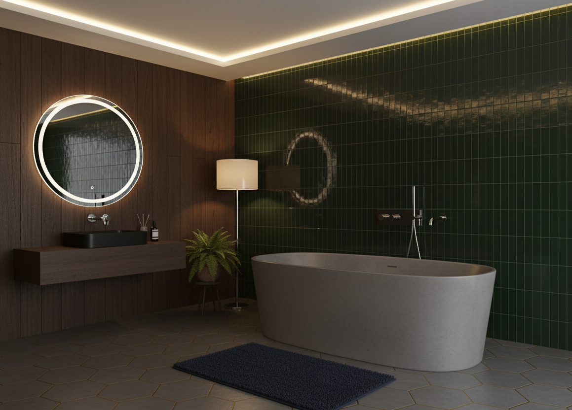 YC-SH8072-2 – Elegant Shower System, Modern Wall-Mounted Tub Filler with Hand Shower