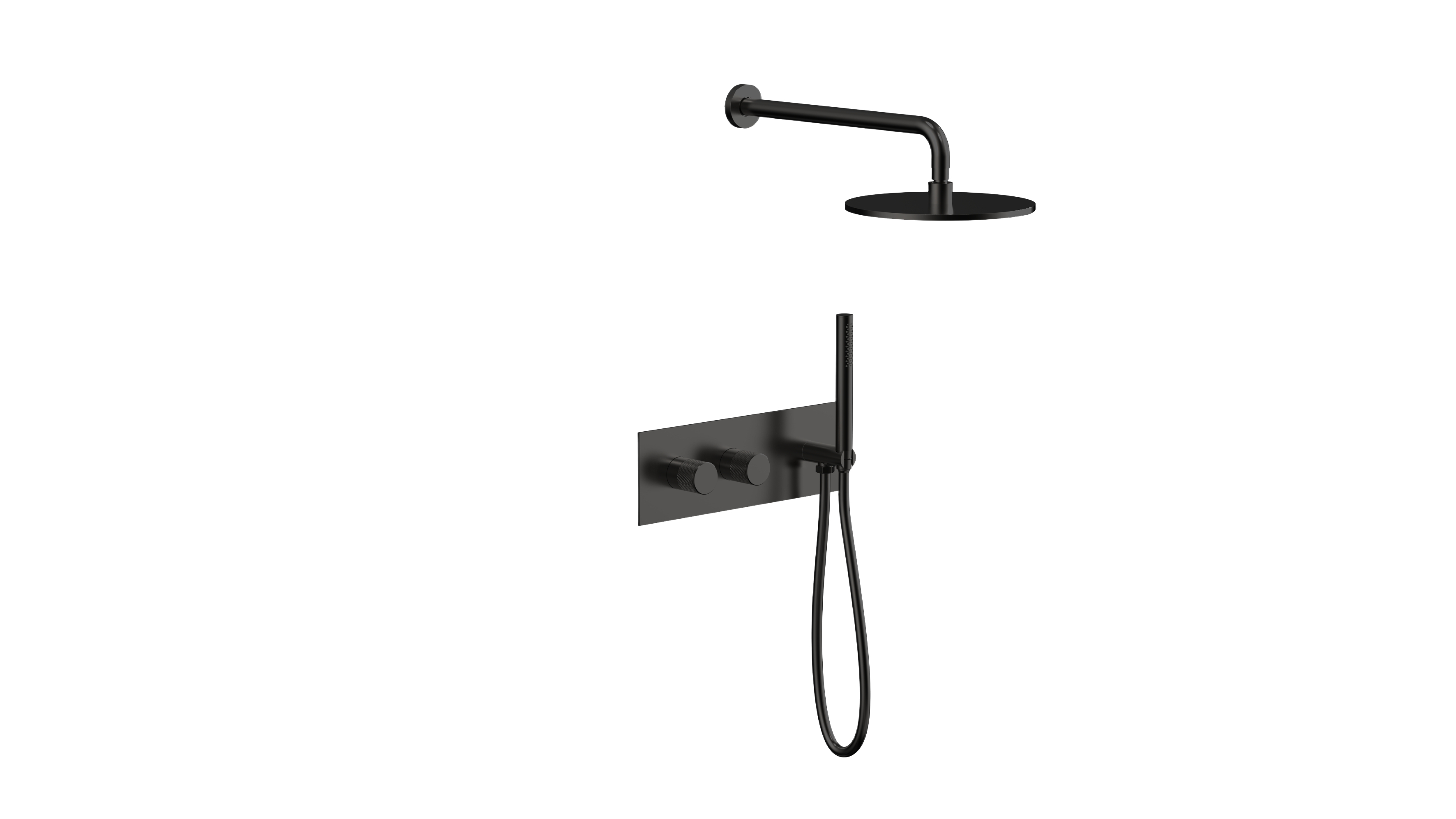 YC-SH8071-2 Elegant Shower System – Complete Rainfall and Hand Shower Combo