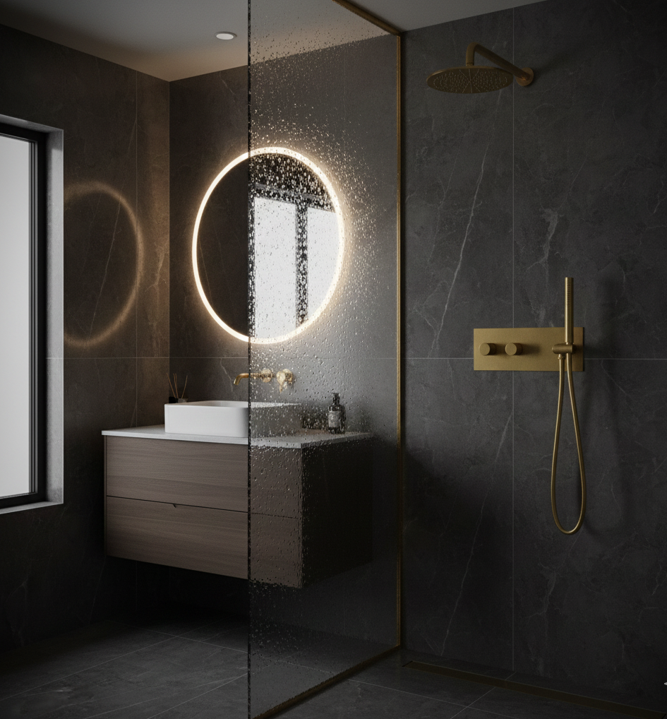 YC-SH8071-2 Elegant Shower System – Complete Rainfall and Hand Shower Combo