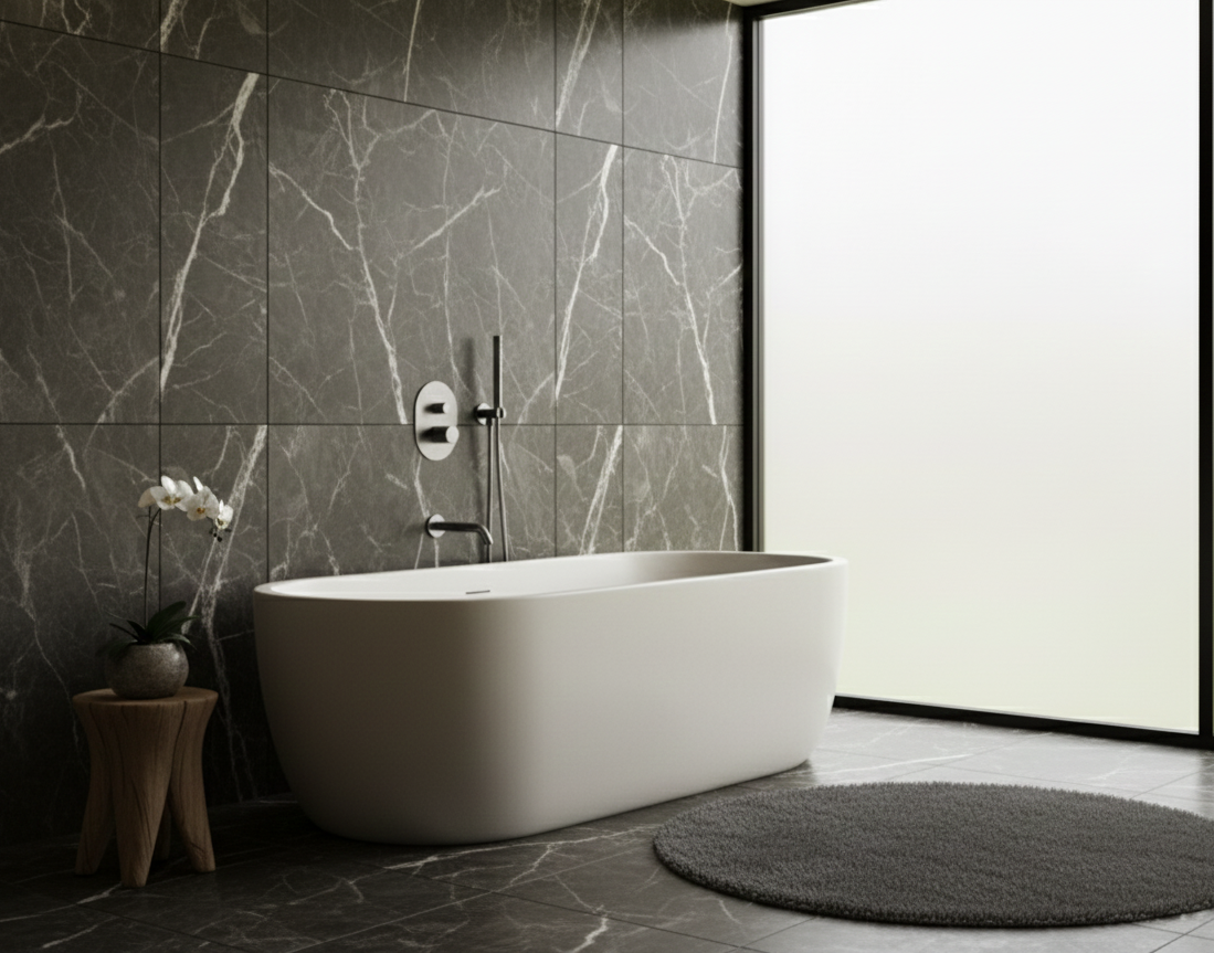 YC-SH8095-1-2 Premium Tub and Shower System – Wall-Mount Bathtub Spout with Hand Shower