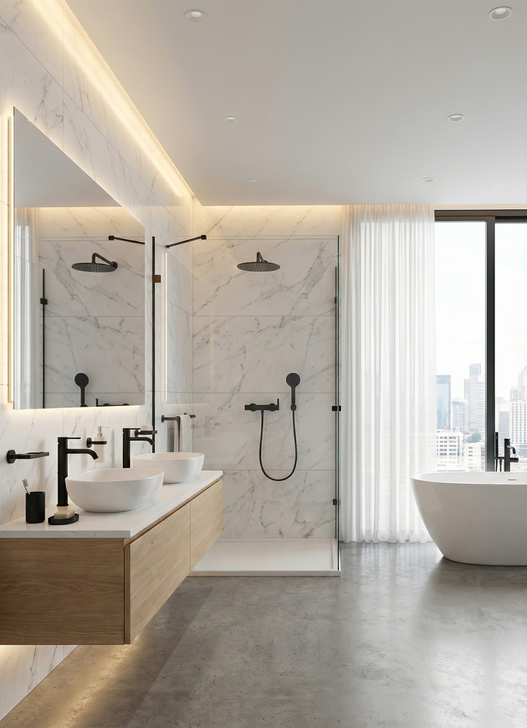 SOFIA SERIES – WALL MOUNTED HAND SHOWER WITH MIXER, SLEEK DESIGN AND EFFORTLESS EVERYDAY COMFORT