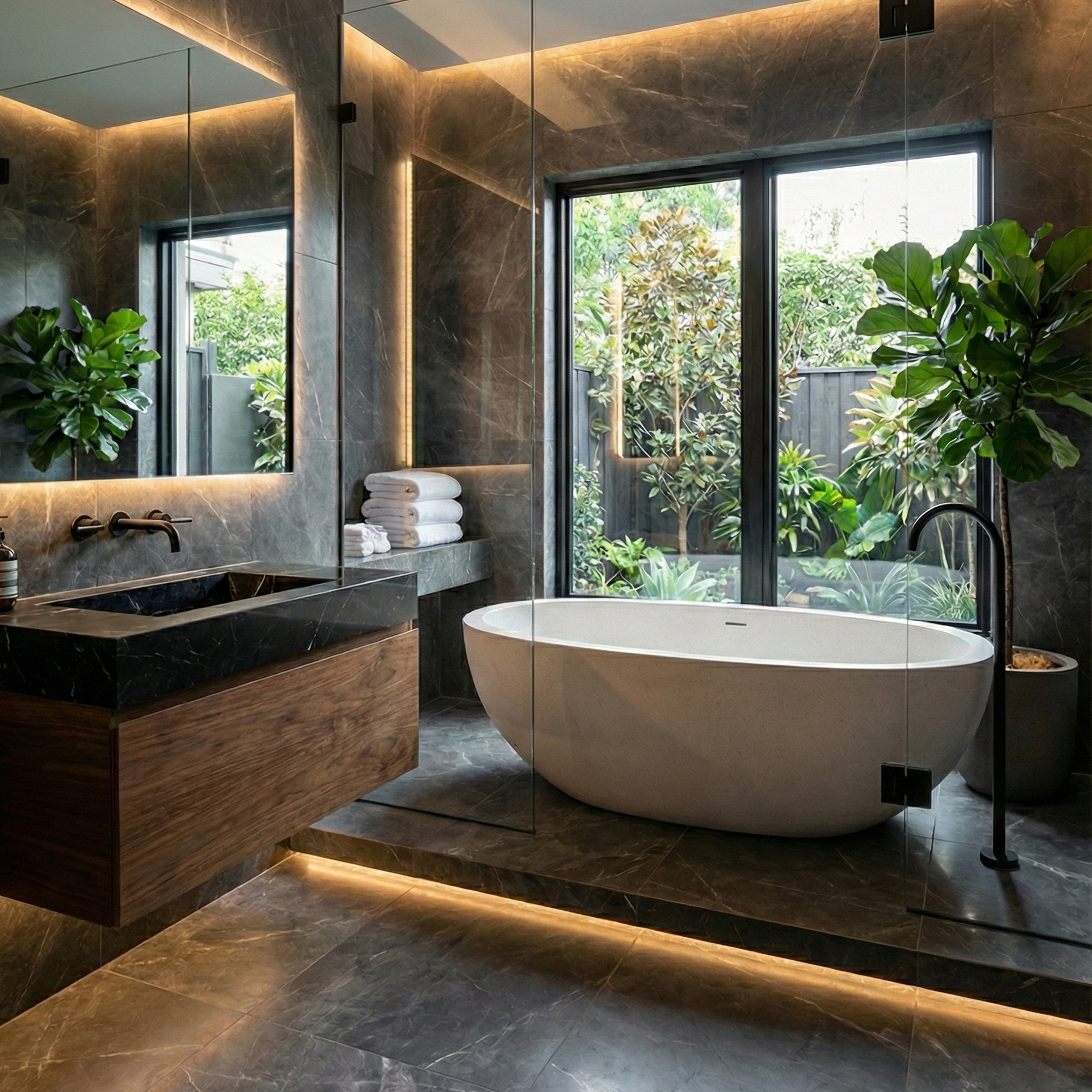 YC-SP010 – Luxury Tub Filler Minimalist Freestanding Bathtub Spout