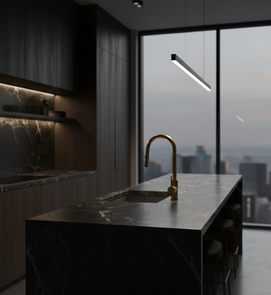 YC-8231 Premium Kitchen Faucet – Modern Square Design